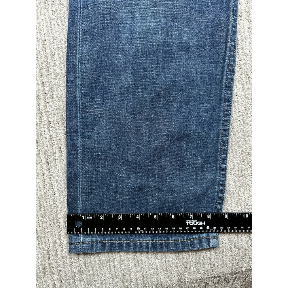 Levi's 569 Men's Blue Cotton 5-Pockets Loose Fit Straight Jeans 30x32 fits 34x32